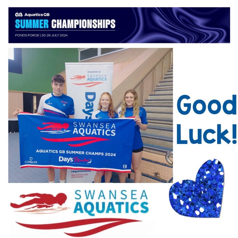 Image for Day’s Rental support Swansea Aquatics at the forthcoming British Swimming Championships